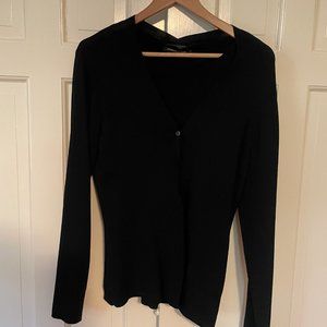 Black twinset - sleeveless shell and matching cardigan